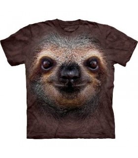 Sloth Face - Animal T Shirt Mountain