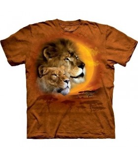 T-Shirt Lion et Soleil par The Mountain
