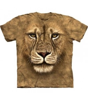 T-Shirt Guerrier Lion par The Mountain