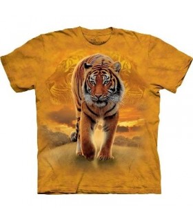Rising Sun Tiger - Animal T Shirt by the Mountain