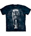 White Tiger Stalk - Zoo Animals T Shirt by the Mountain