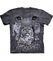 Snow Leopards - Big Cat T Shirt by the Mountain