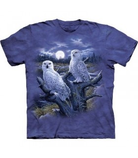 Snowy Owls - Birds Shirt The Mountain