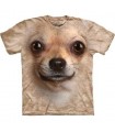 Chihuahua Face - Dog T Shirt by the Mountain