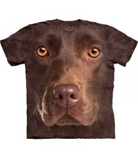 T-Shirt Labrador chocolat par The Mountain