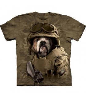 Sam chien de combat - T-shirt Manimal par The Mountain
