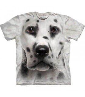 Dalmatian Face - Dogs T Shirt by the Mountain