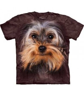 Yorkshire Terrier Face - Dogs T Shirt by the Mountain