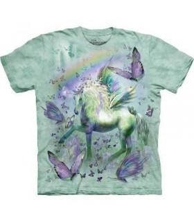 Unicorn & Butterflies - FantasyT Shirt by the Mountain