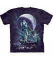 Moon Soloist - Wolf T Shirt by the Mountain