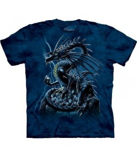 Skull Dragon - Fantasy Shirt Mountain