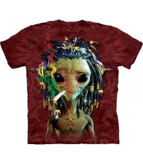 Jammin Alien - Sci Fi T Shirt by the Mountain
