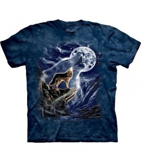 Esprit Loup de la Lune - T-shirt Indien par The Mountain
