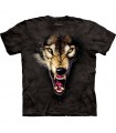 The Hunter - Wolf T Shirt by the Mountain