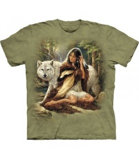 Le Protecteur - T-shirt Loup The Mountain