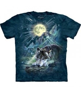Symphonie nocturne pour Loup - T-shirt animal The Mountain