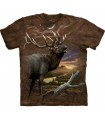 Elan au Crépuscule - T-shirt Animal The Mountain