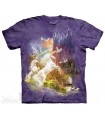 Sunset Unicorns - Fantasy T Shirt The Mountain